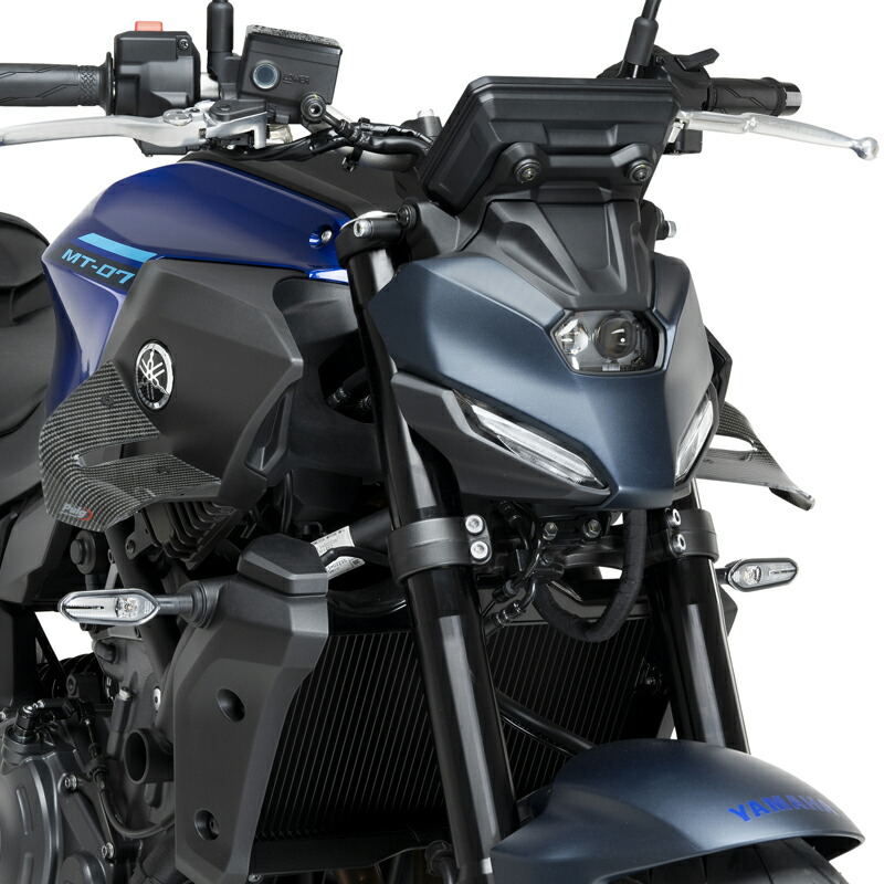 Puig 22416C SPOILERS D12 [CARBON LOOK] YAMAHA MT-07(25) YAMAHA MT-07 Y-AMT(25) プーチ スポイラー
