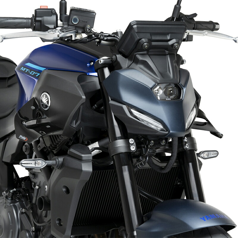 Puig 22416N SPOILERS D12 [BLACK] YAMAHA MT-07(25) YAMAHA MT-07 Y-AMT(25) プーチ スポイラー