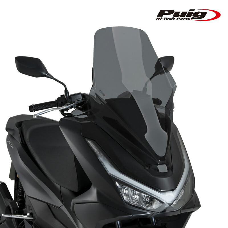 Puig 22429F WINDSHIELD V-TECH LINE TOURING [DARK SMOKE] HONDA PCX125 (25-) HONDA PCX160 (25-) プーチ スクリーン カウル