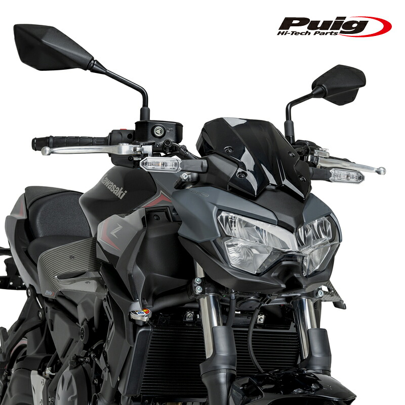 Puig 22472C SPOILERS D12 [CARBON LOOK] KAWASAKI Z650(20-) プーチ スポイラー｜RAMBUTAN