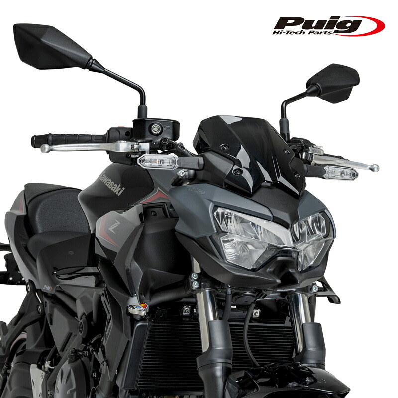 Puig 22472N SPOILERS D12 [BLACK] KAWASAKI Z650(20-) プーチ スポイラー｜RAMBUTAN