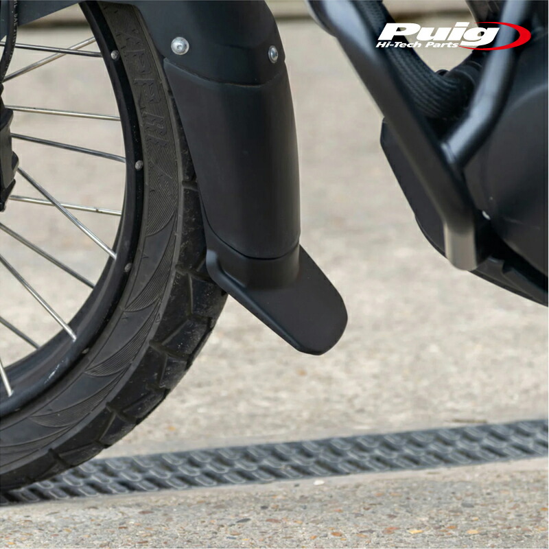Puig 22499N EXTENSION FENDER FRONT [BLACK] ROYAL ENFIELD HIMALAYAN 450 (24-) プーチ エクステンドフェンダーフロント