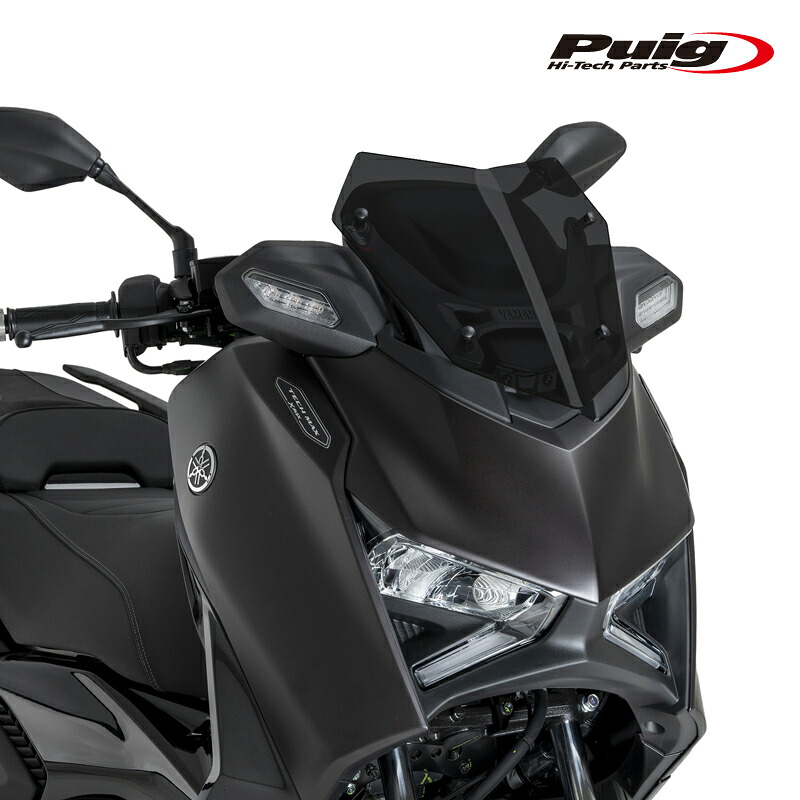 Puig 22571F WINDSHIELD V-TECH LINE SPORT [DARK SMOKE] YAMAHA X-MAX 125 TECH MAX+(25) プーチ スクリーン カウル
