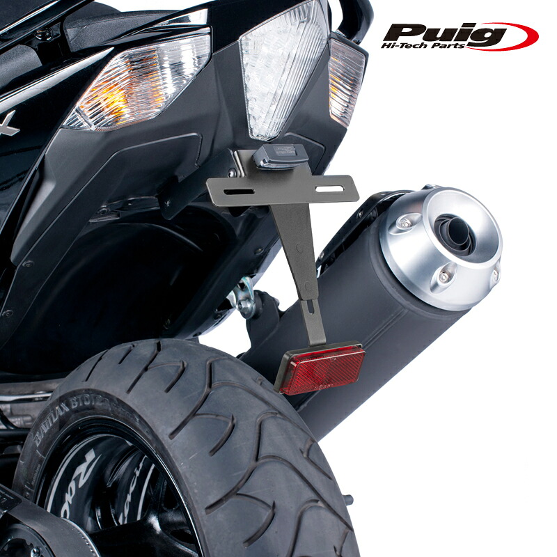 Puig 6092N LICENSE SUPPORTS YAMAHA T-MAX 530 (12-16) プーチ フェンダーレス