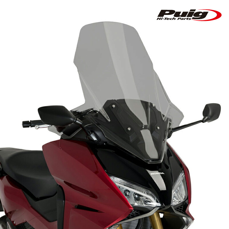 Puig 20574F V-TECH LINE TOURING SCREEN [DARK SMOKE] HONDA FORZA 750(21-26) プーチ ツ&minus;リング スクリーン｜RAMBUTAN