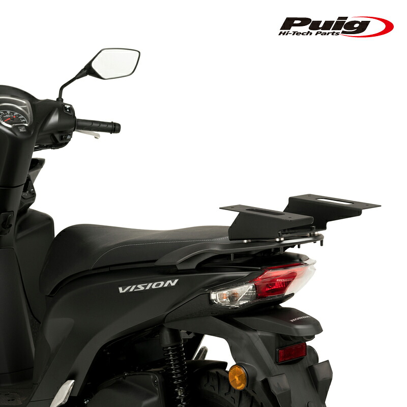 Puig 20641N TOP BOXES INSTALLATION KIT [BLACK] HONDA SH 125i 4T E4 (18-20) プーチ トップボックスインストールキット｜RAMBUTAN