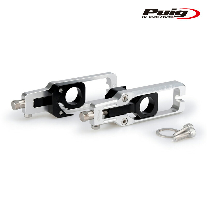 Puig 21189P CHAIN TENSIONER [SILVER] KAWASAKI ZX-10R (16-26) ZX-10RR (21-26) プーチ チェーン テンショナー｜RAMBUTAN