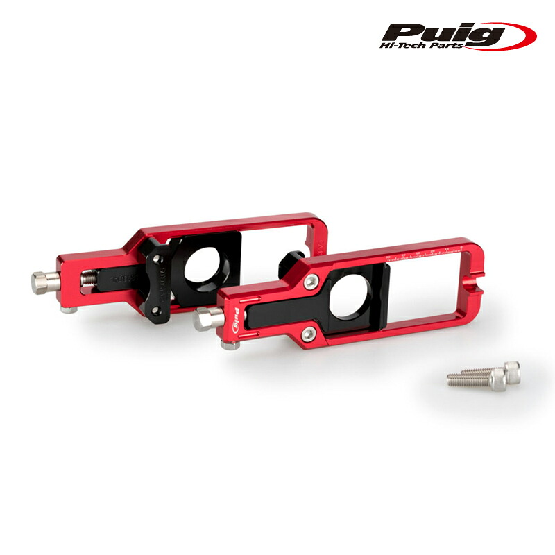 Puig 21191R CHAIN TENSIONER [RED] SUZUKI GSX-S1000 (15-26) GSX-S1000GX (24-26) プーチ チェーン テンショナー