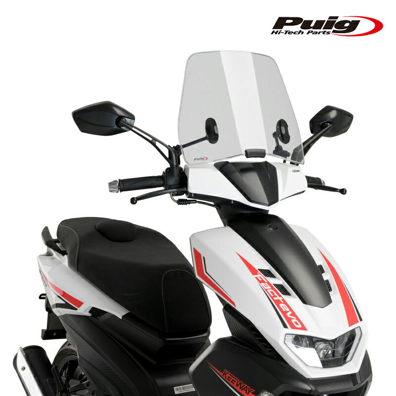 Puig 21329H WINDSHIELD TRAFICL [SMOKE] KEEWAY F-ACT EVO 125 ie 4T E5 (21-25) プーチ スクリーン カウル｜RAMBUTAN 11,813円