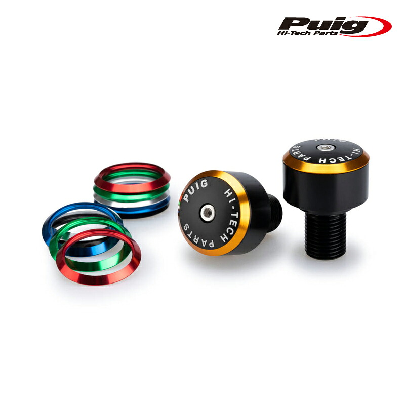 Puig 21455N BAR ENDS BALANCE [BLACK] APRILIA TUONO 457 (25-26) BMW R12 G-S (25-26) プーチ ハンドルバーエンド｜RAMBUTAN 8,445円