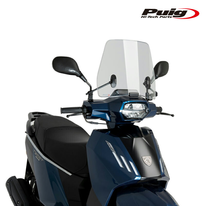 Puig 21701H WINDSHIELD TRAFIC [SMOKE] PEUGEOT TWEET 125 ACTIVE(23) プーチ スクリーン カウル