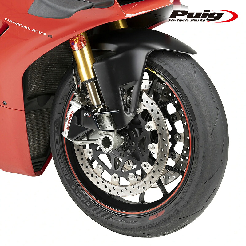Puig 22377N AIR DUCT [BLACK] DUCATI PANIGALE V2/V4/V4R/V4S (20-24) プーチ ブレーキエアダクト｜RAMBUTAN