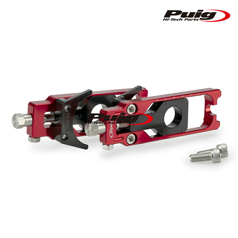 Puig 22400R CHAIN TENSIONER [RED] HONDA CB1000HORNET (25-26) プーチ チェーン テンショナー｜RAMBUTAN