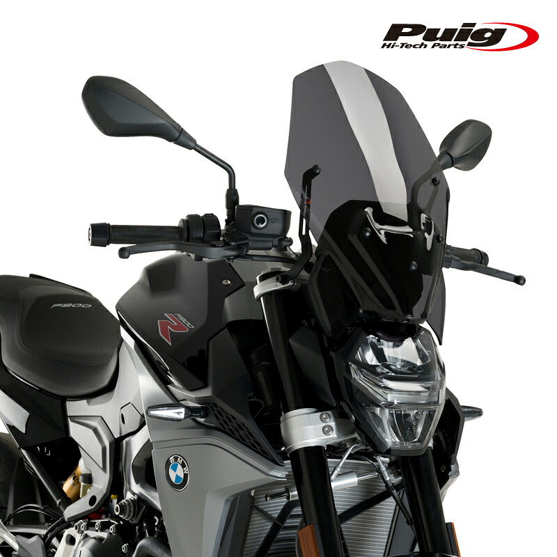 Puig 22489F NEW GENERATION TOURING [DARK SMOKE] BMW F900R (20-26) プーチ NKスクリーン ツーリング｜RAMBUTAN