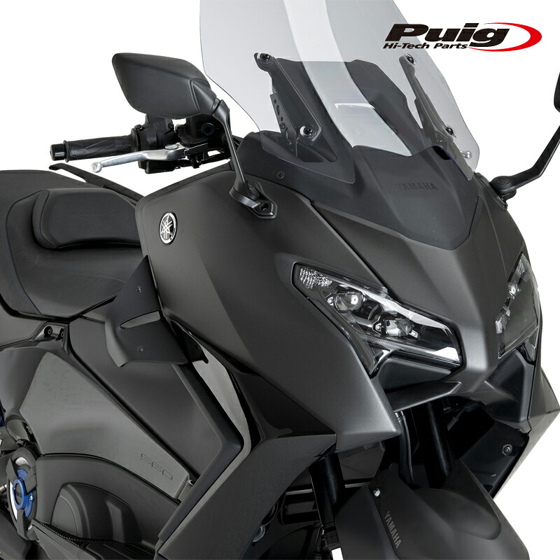 Puig 22606J SPOILERS D12 [MATT BLACK] YAMAHA T-MAX 560 (22-26) T-MAX 560 TECH MAX (22-26) プーチ スポイラー