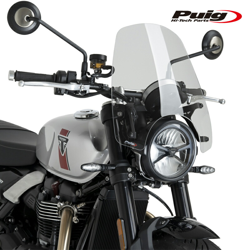 Puig 22619W WINDSHIELD NEW GENERATION TOURING [CLEAR] TRIUMPH SPEED TWIN 1200 RS (25) SPEED TWIN 1200 (25) プーチ スクリーン カウル｜RAMBUTAN