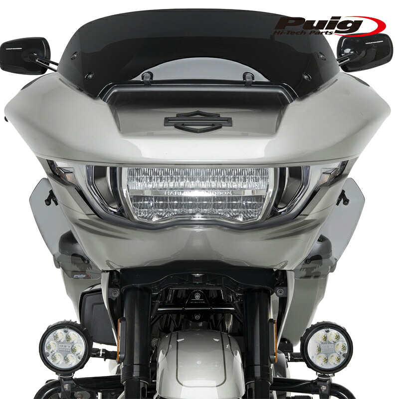 Puig 22671H LOWER DEFLECTORS [SMOKE] HARLEY DAVIDSON CVO ROAD GLIDE FLTRXSE (23-25) プーチ ロアディフレクター