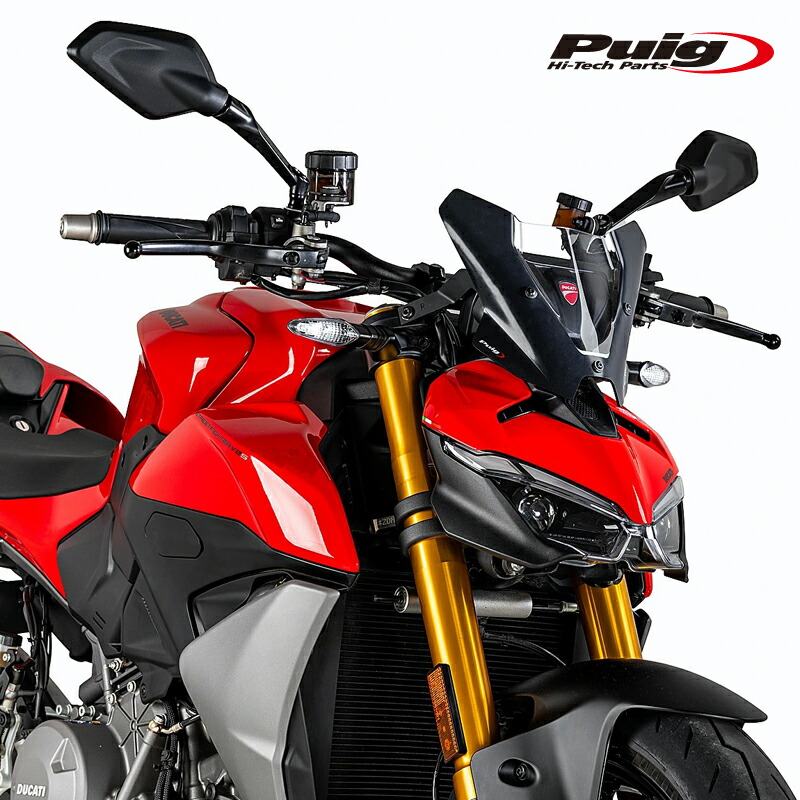Puig 22736W NEW GENERATION SPORT [CLEAR] DUCATI STREETFIGHTER V2S (25-26) STREETFIGHTER V2 (25-26) プーチ スクリーン カウル｜RAMBUTAN