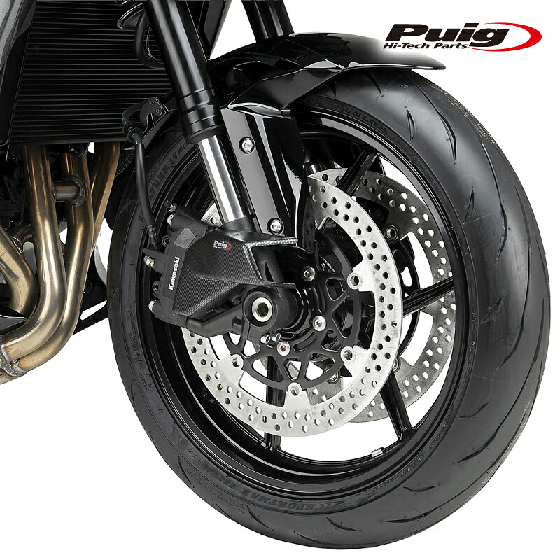 Puig 22779C AIR DUCT [CARBON LOOK] KAWASAKI Z1100/SE (26-) プーチ ブレーキエアダクト｜RAMBUTAN