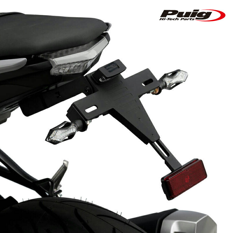 Puig 3884N LICENSE SUPPORTS YAMAHA MT-125(20-26) プーチ ライセンスサポート フェンダーレスキット｜RAMBUTAN
