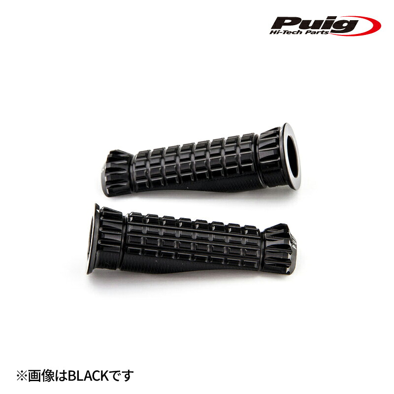 Puig 9192Y R-FIGHTER FOOTPEGS [TITANIUMカラー] 汎用 プーチ フットペグ｜RAMBUTAN