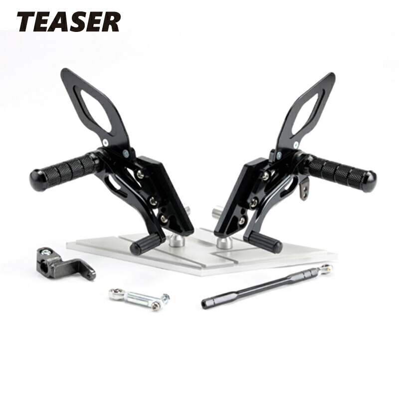 TEASER【A1G1K】(ティーザー) ステップ BLACK 3ポジション CB750 (92-/RC42)