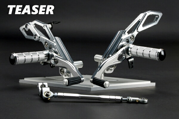 TEASER XX[X4B2S] ティーザー ステップ SILVER 6ポジション TYPE-2ZXR1200R/S/1100/DAEG (ABS) ベアリング仕様 ｜RAMBUTAN