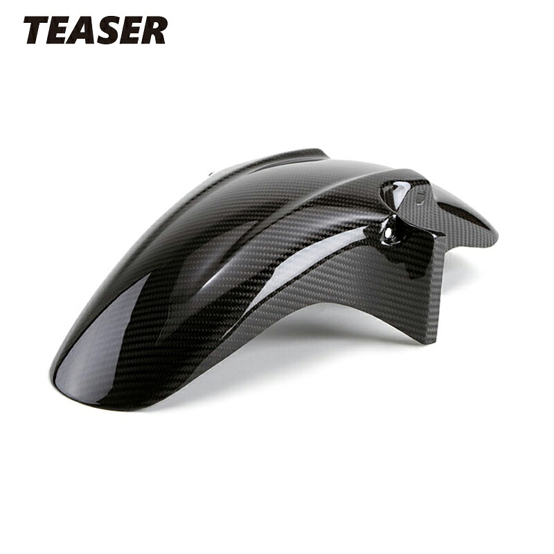 TEASER FFH03G FRONT FENDER [DRY CARBON HG] HONDA CB130-SF (06-09) CBF10-0 (06-09) ティーザー カーボン フロント フェンダー