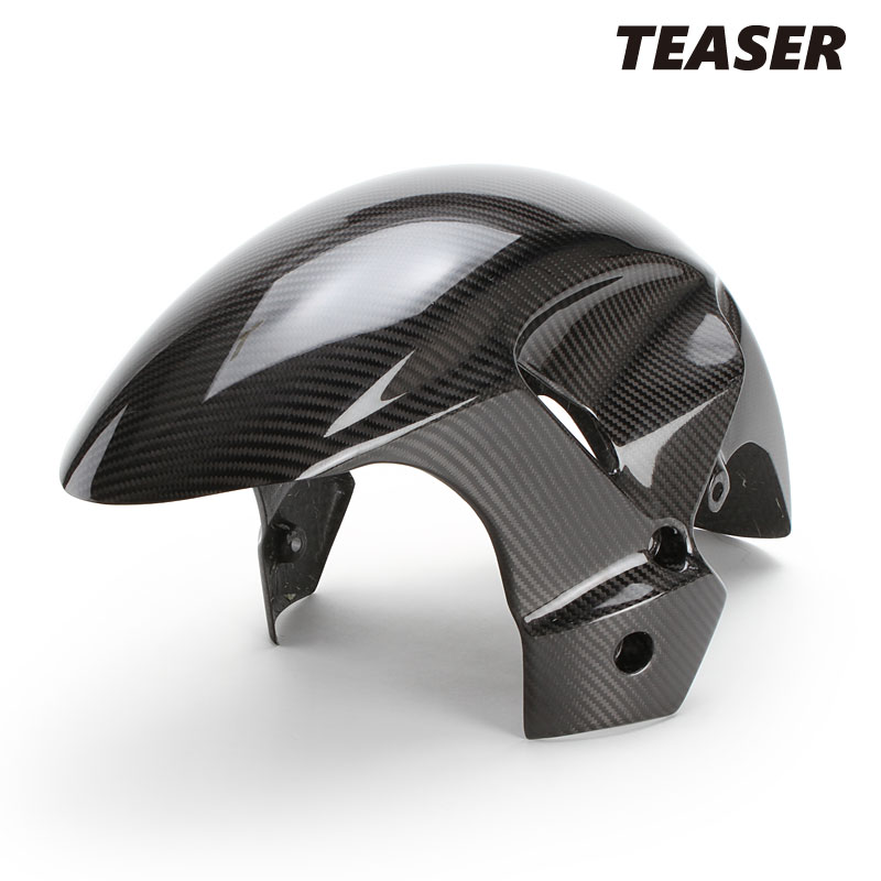 TEASER FFS05G FRONT FENDER [DRY CARBON HG] SUZUKI GSX130-R HAYABUSA (21-) ティーザー カーボン フロント フェンダー