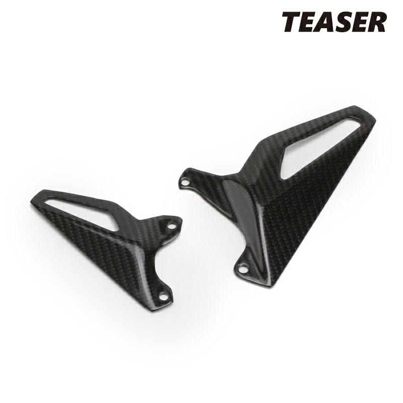 TEASER HGD01G HEEL PLATES [DRY CARBON HG] DUCATI PANIGALE V4/V2 (18-24) STREETFIGHTER V4 S/V2(20-24) ティーザー カーボン ヒールプレート