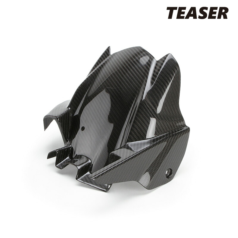 TEASER RFK10G REAR FENDER [DRY CARBON HG] Kawasaki Ninja650 (17-26) Z650 (17-26) ティーザー カーボン リアフェンダー｜RAMBUTAN