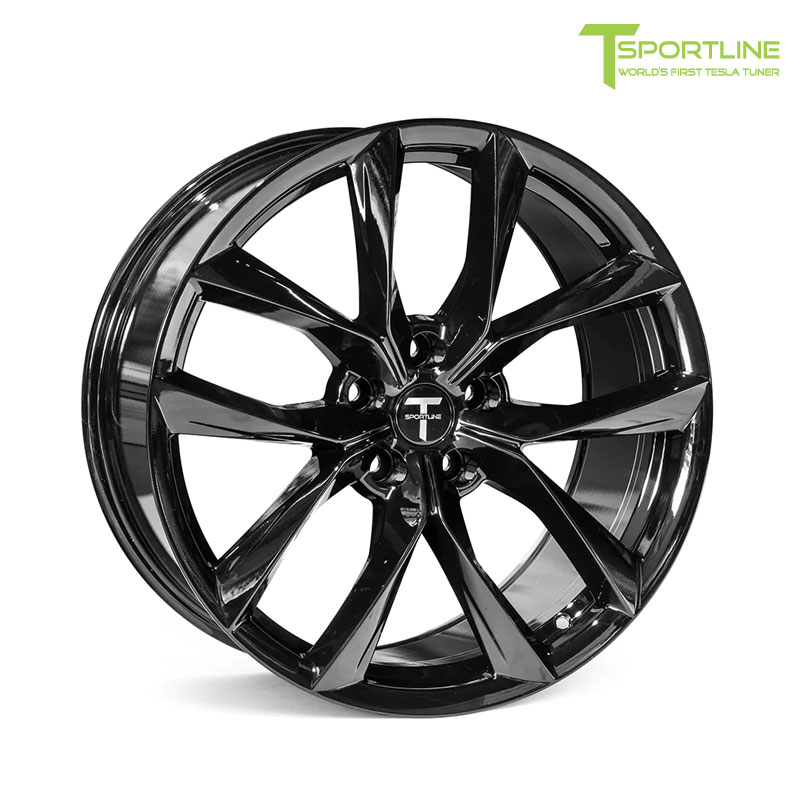 SS201010114GB T Sportline Tesla Model Y 20inch ティースポーツライン テスラ モデル Y TSS Flow Forged Tesla Wheel (Set of 4) 【Gloss Black】|RAMBUTAN