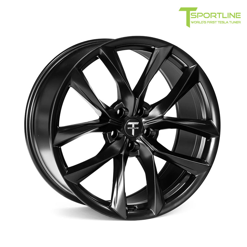 SS201010114SB T Sportline Tesla Model Y 20inch ティースポーツライン テスラ モデル Y TSS Flow Forged Tesla Wheel (Set of 4) 【Satin Black】|RAMBUTAN