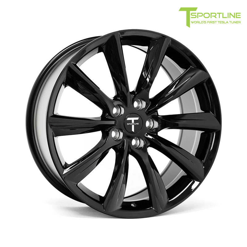 ST199595114GB T Sportline Tesla Model Y 19inch ティースポーツライン テスラ モデル Y TST Flow Forged Tesla Wheel (Set of 4) 【Gloss Black】