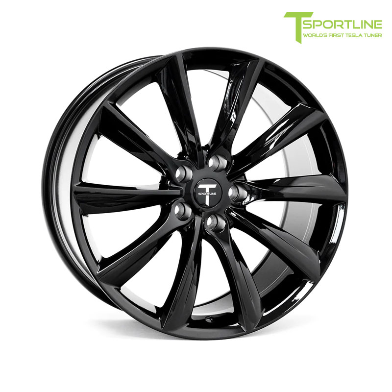 ST201010114GB T Sportline Tesla Model Y 20inch ティースポーツライン テスラ モデル Y TST Flow Forged Tesla Wheel (Set of 4) 【Gloss Black】