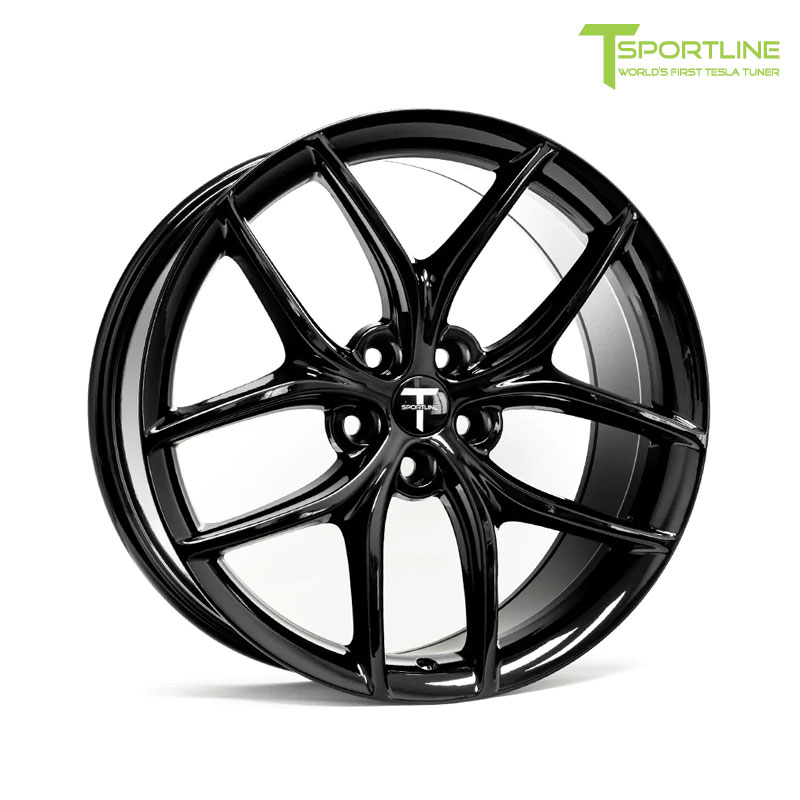 T5201010114GB T Sportline Tesla Model Y 20inch ティースポーツライン テスラ モデル Y TS5 Flow Forged Tesla Wheel (Set of 4) 【Gloss Black】|RAMBUTAN