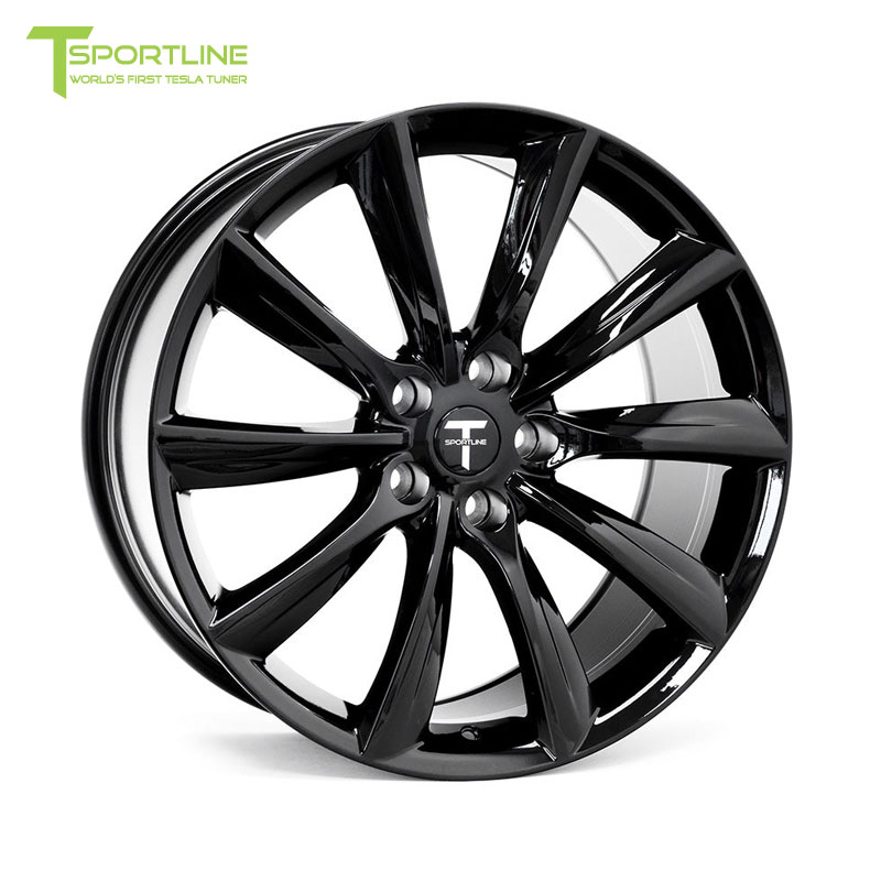 ST208510114GB T Sportline Tesla Model 3 テスラ モデル ３ ホイール 20 TST Flow Forged Tesla Weel(Set of 4) 【Gloss Black】｜RAMBUTAN 199,650円