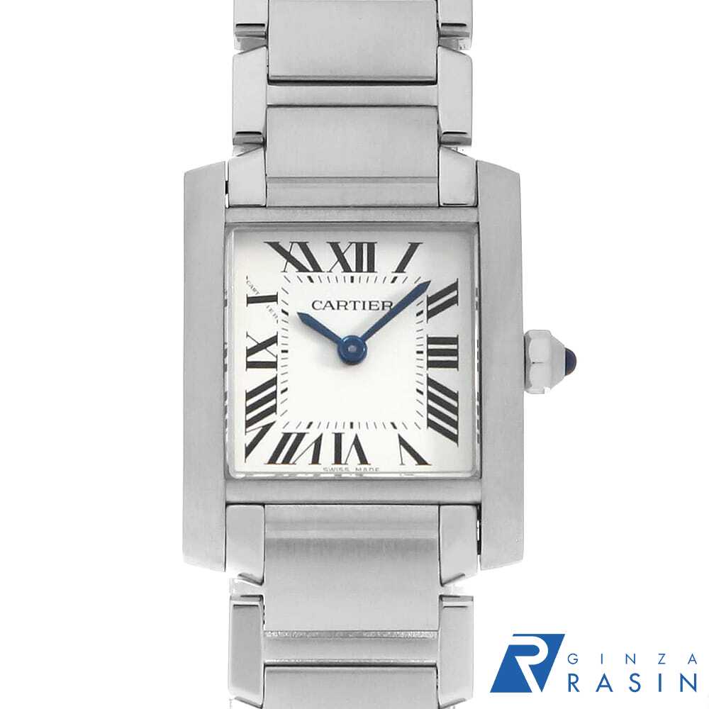 楽天市場】カルティエ タンクフランセーズSM W:20×H:25mm W51008Q3  