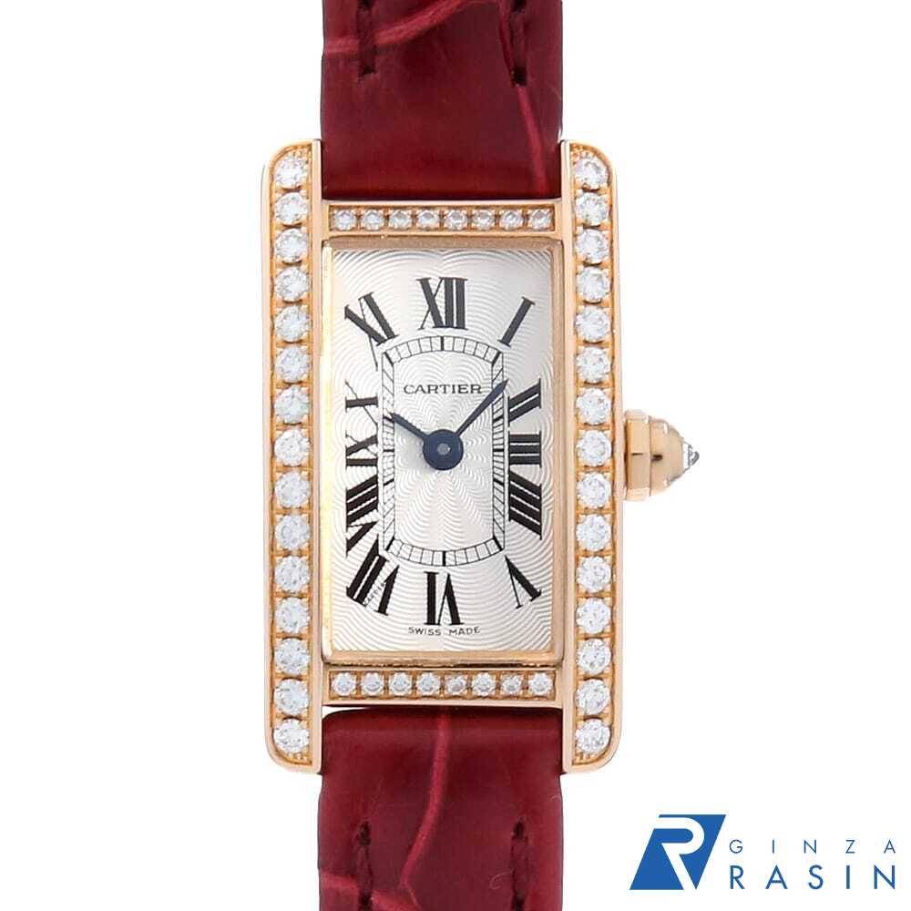 Cartier レディース 時計 楽天市場】カルティエ タンク アメリカン SM ピンクゴールド