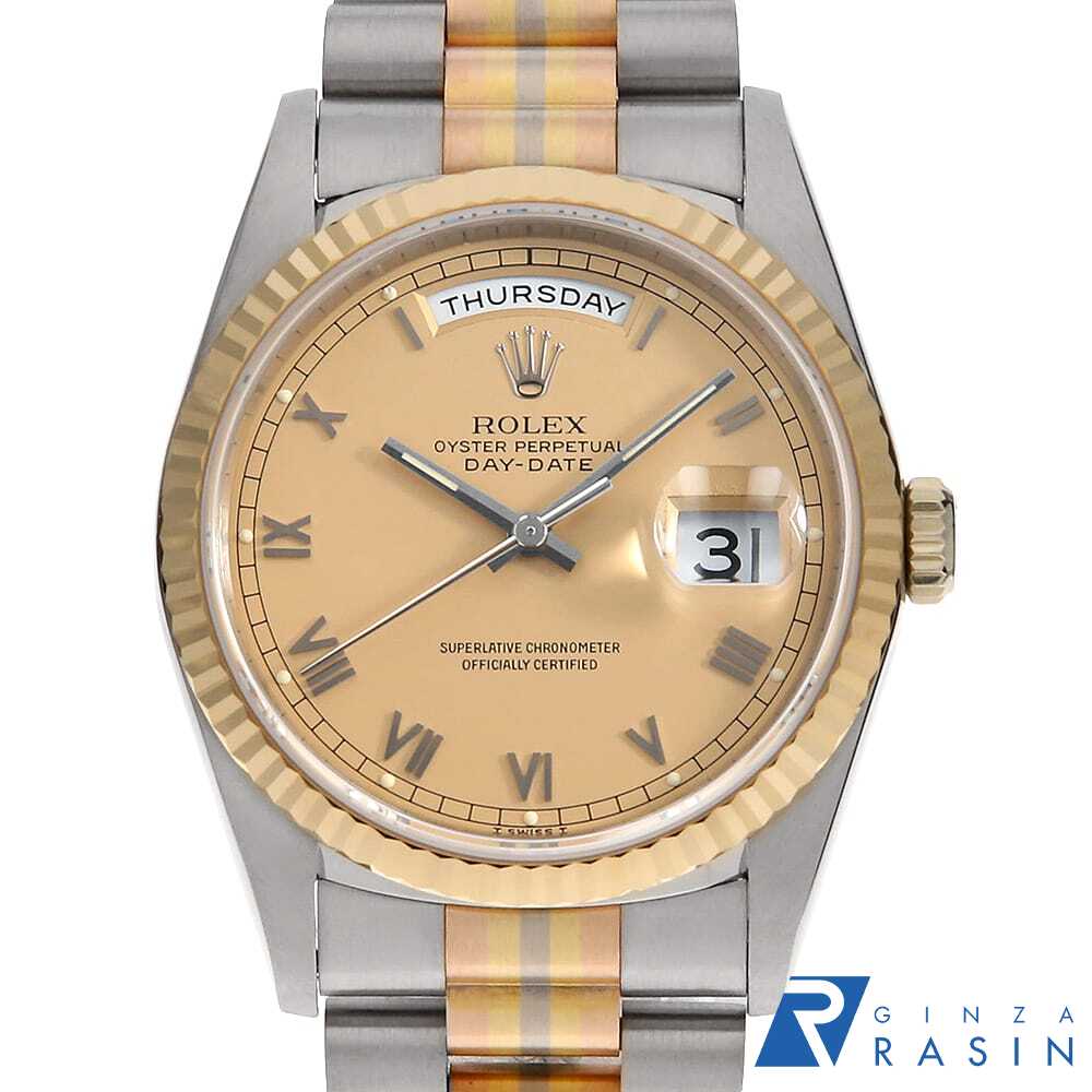 楽天市場】ロレックス ROLEX デイデイト トリドール 18239BIC L番(1990