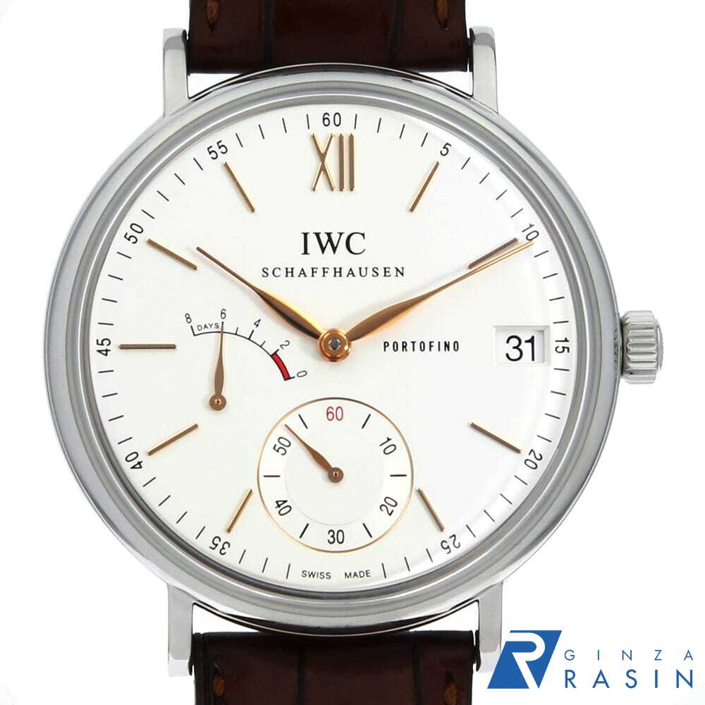 【ローン60回払い特別低金利】IWC ポートフィノ ハンドワインド 8デイズ IW510103 メンズ【中古】【腕時計】【送料無料】【返品OK】