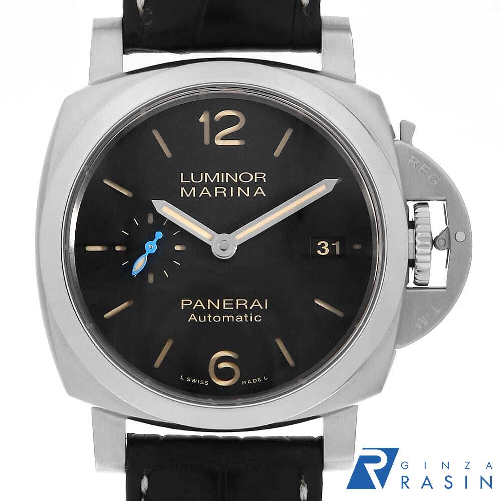 【ローン60回払い特別低金利】パネライ ルミノール マリーナ 1950 3デイズ オートマティック アッチャイオ PAM01392 U番 メンズ【中古】【腕時計】【送料無料】【返品OK】
