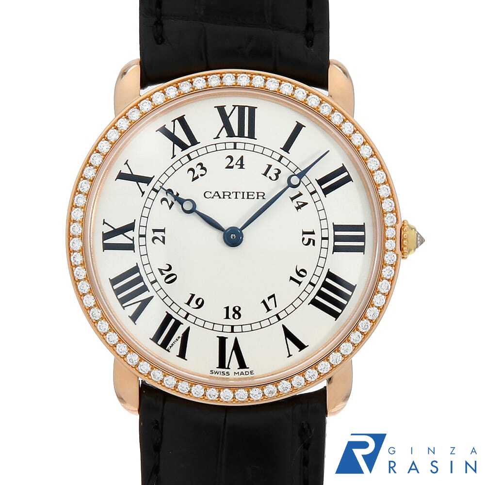 【3万円OFFクーポン配布中】カルティエ ロンド ルイ カルティエ LM WR000651 メンズ【中古】【腕時計】【送料無料】【返品OK】【ローン60回払い特別低金利】｜GINZA RASIN 店
