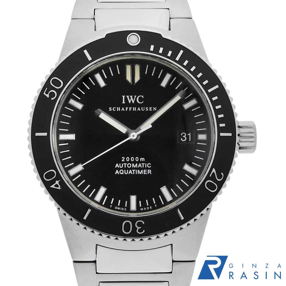 【貸し付け金60回払い人並み外れた低利息】IWC GSTアクアタイマー IW353602(3536-002) メンズ【中古】【ウオッチ】【貨物輸送無料】【返品聞き届ける】 腕時計-メンズ腕時計