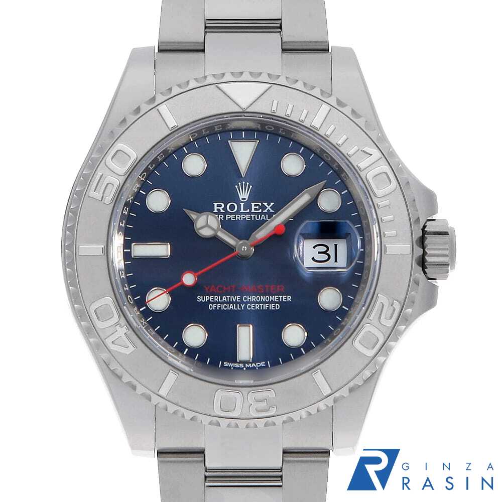 【3万円OFFクーポン配布中】ロレックス ヨットマスター ロレジウム 116622 ブルー ランダム番 メンズ【中古】【腕時計】【送料無料】【返品OK】【ローン60回払い特別低金利】｜GINZA RASIN 店