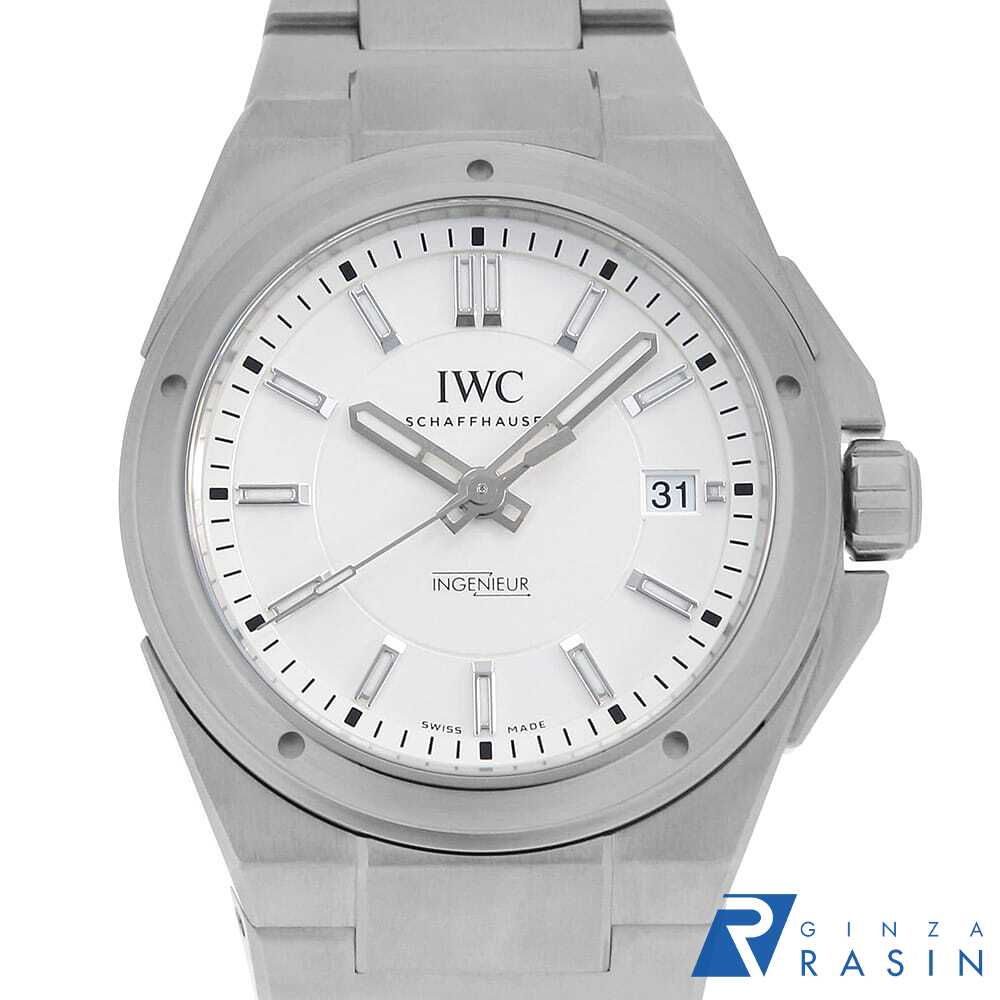 【ローン60回払い特別低金利】IWC インヂュニア オートマティック IW323904 メンズ【中古】【腕時計】【送料無料】【返品OK】｜GINZA RASIN 店 408,150円