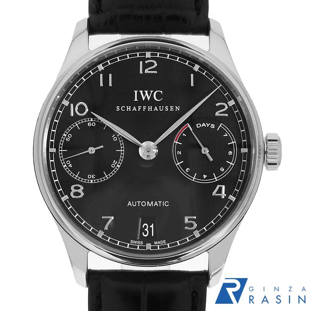 【ローン60回払い特別低金利】IWC ポルトギーゼ オートマティック 7DAYS IW500109 メンズ【中古】【腕時計】【送料無料】【返品OK】|GINZA RASIN 店