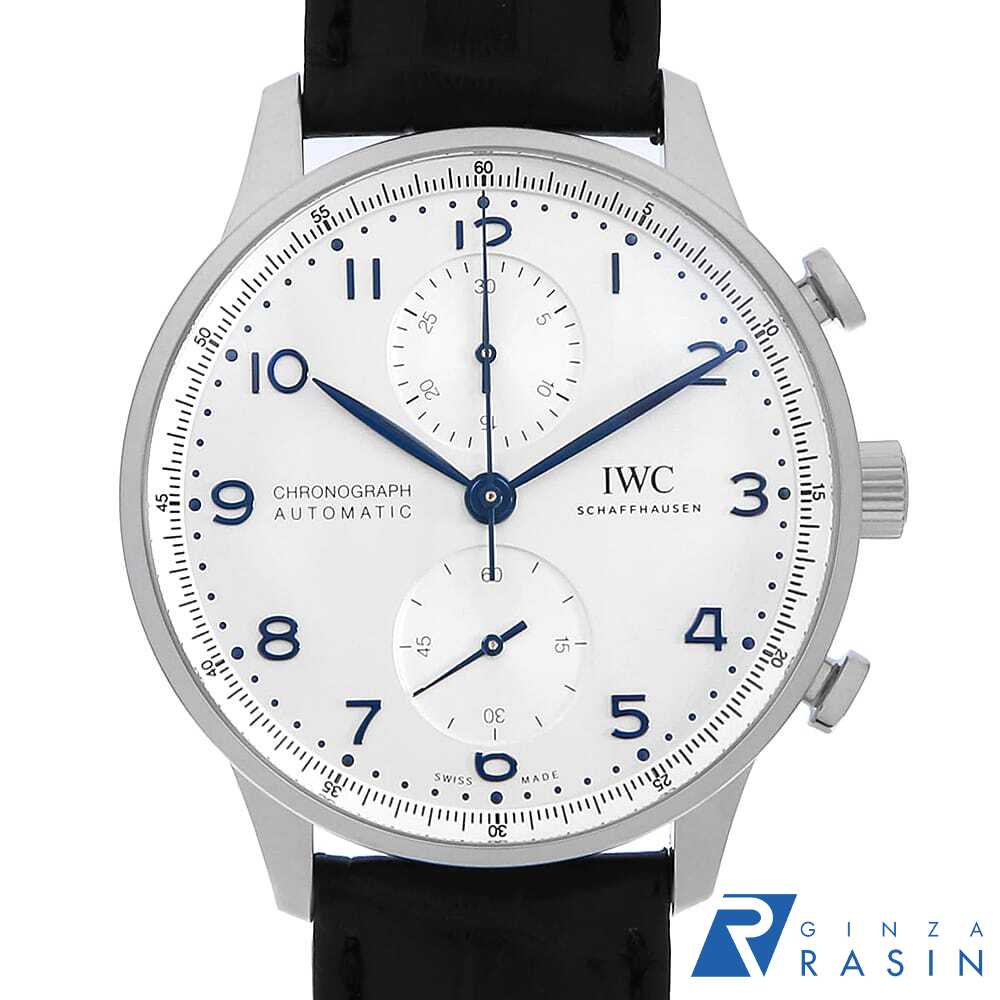 【ローン60回払い特別低金利】IWC ポルトギーゼ クロノグラフ IW371605 メンズ【中古】【腕時計】【送料無料】【返品OK】｜GINZA RASIN 店