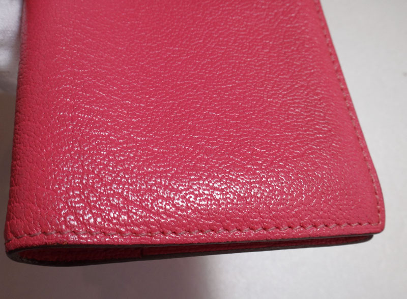 HERMES エルメス ミニアジェンダ 中古 レザー P ピンク系 手帳カバー h 