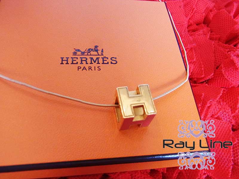 エルメス　Hキューブネックレス　HERMES オレンジ　レディース 楽天市場】エルメス Hキューブネックレス オレンジ/シルバー
